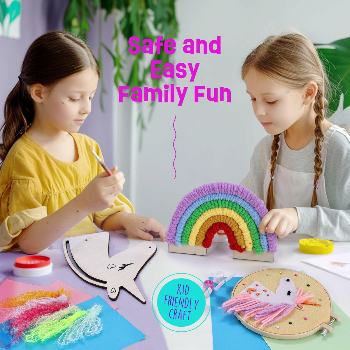 Kit de manualidades de costura de unicornio LAOESE para niños de 8 a 12 años, regalo de arte y manualidades