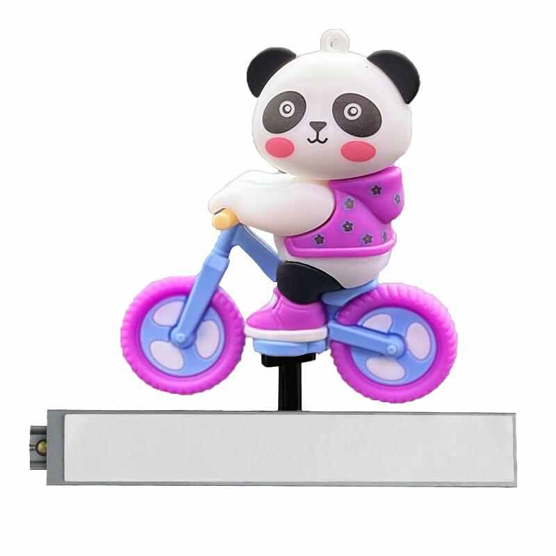 Decoración para consola de coche con oso panda, accesorio interior para aliviar la fatiga al conducir