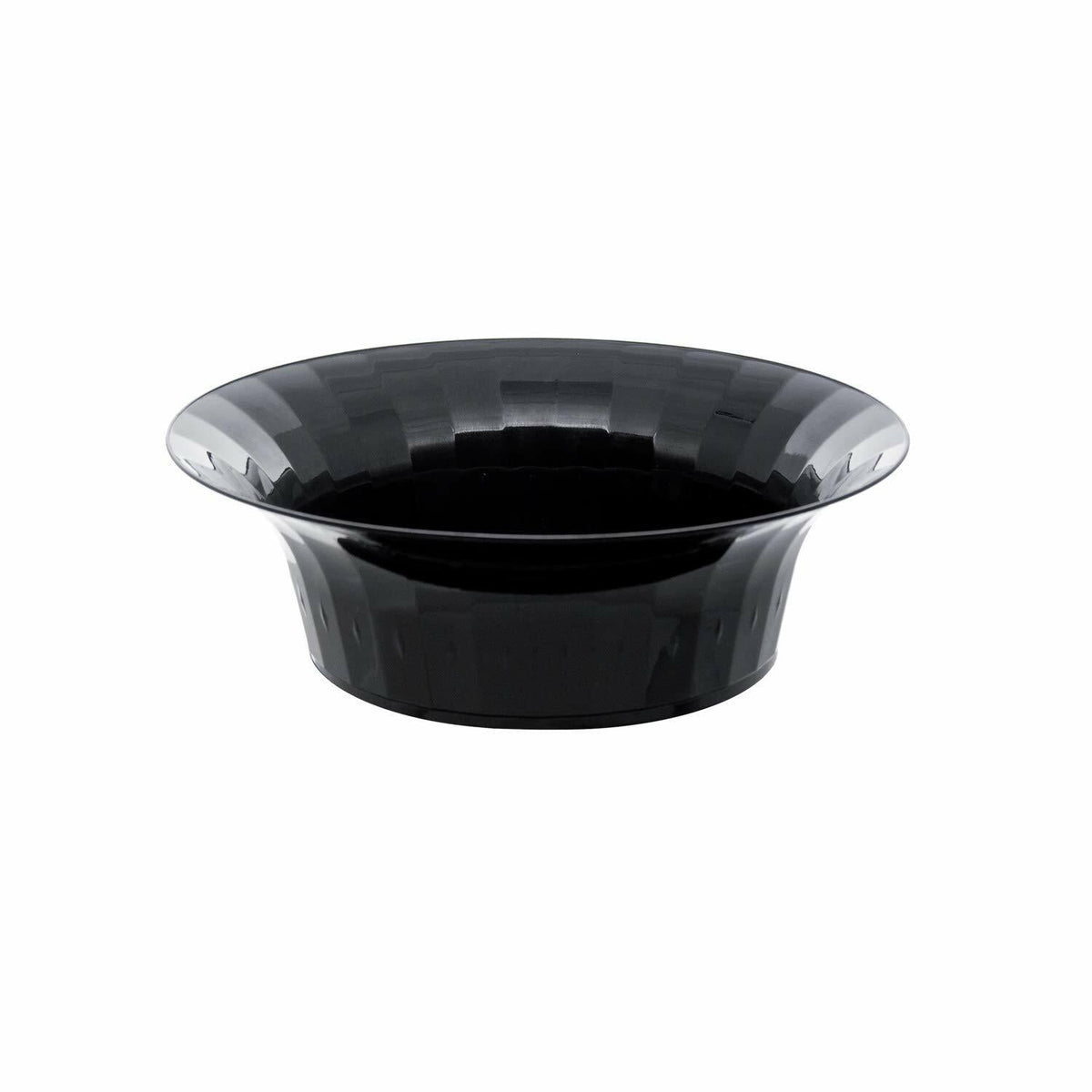 Ensaladeras de plástico de lujo Party Essentials 10oz Negro 20 unidades