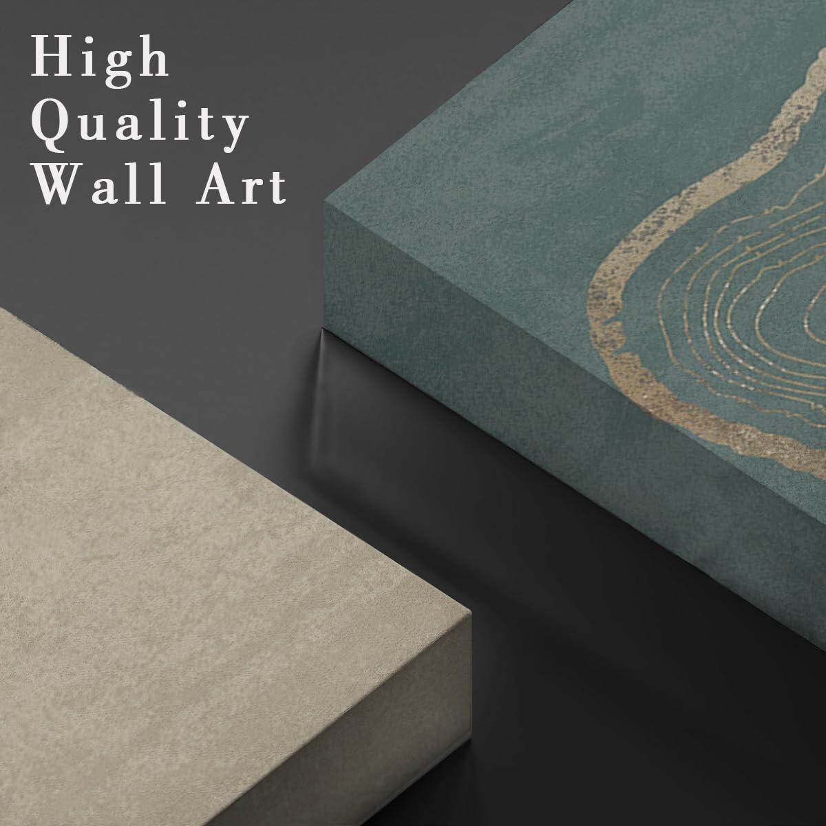 Arte de pared en lienzo de anillos de árbol Anyzal, 6 paneles, gris, 8x10 pulgadas