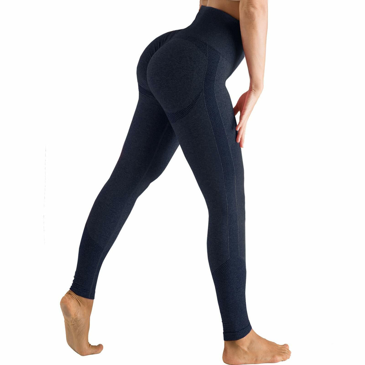 Leggings deportivos para mujer OUDOTA, cintura alta, control de abdomen, color verde, talla M