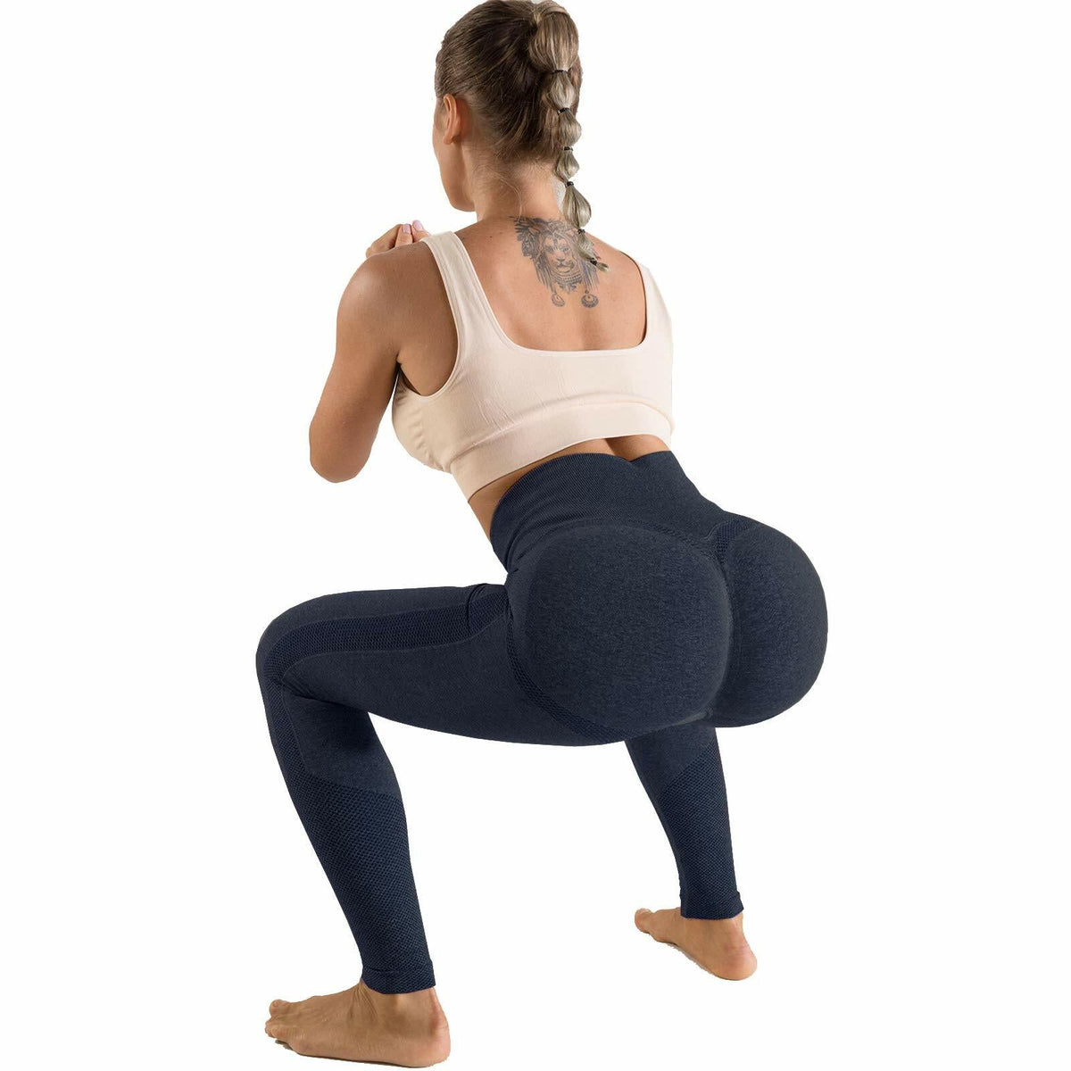 Leggings deportivos para mujer OUDOTA, cintura alta, control de abdomen, color verde, talla M