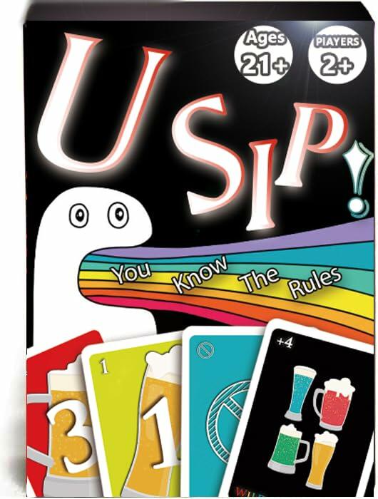 QUEKA KANBAI U SIP! Cartas para juego de beber, juego de fiesta divertido para adultos