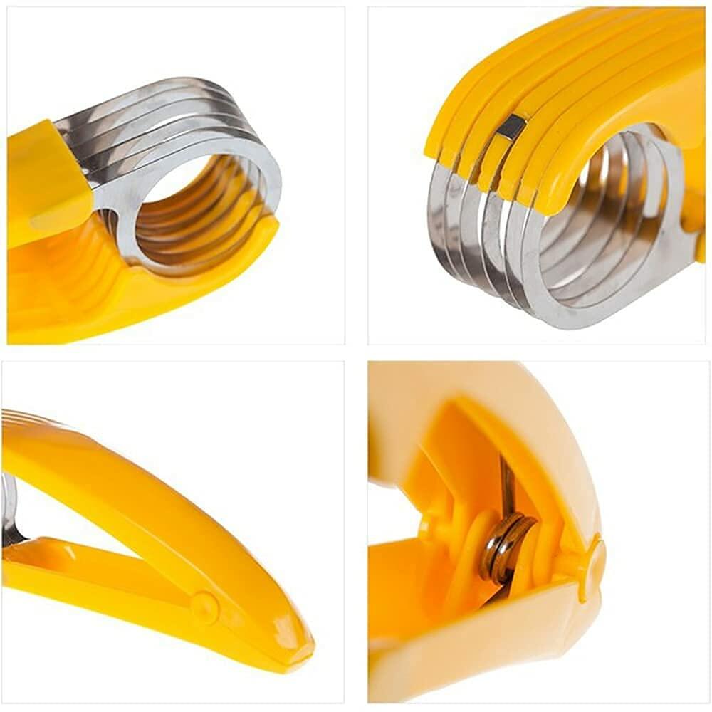 Cortador de plátanos Guyuyii, rápido y seguro, para rebanadas uniformes, utensilio de cocina
