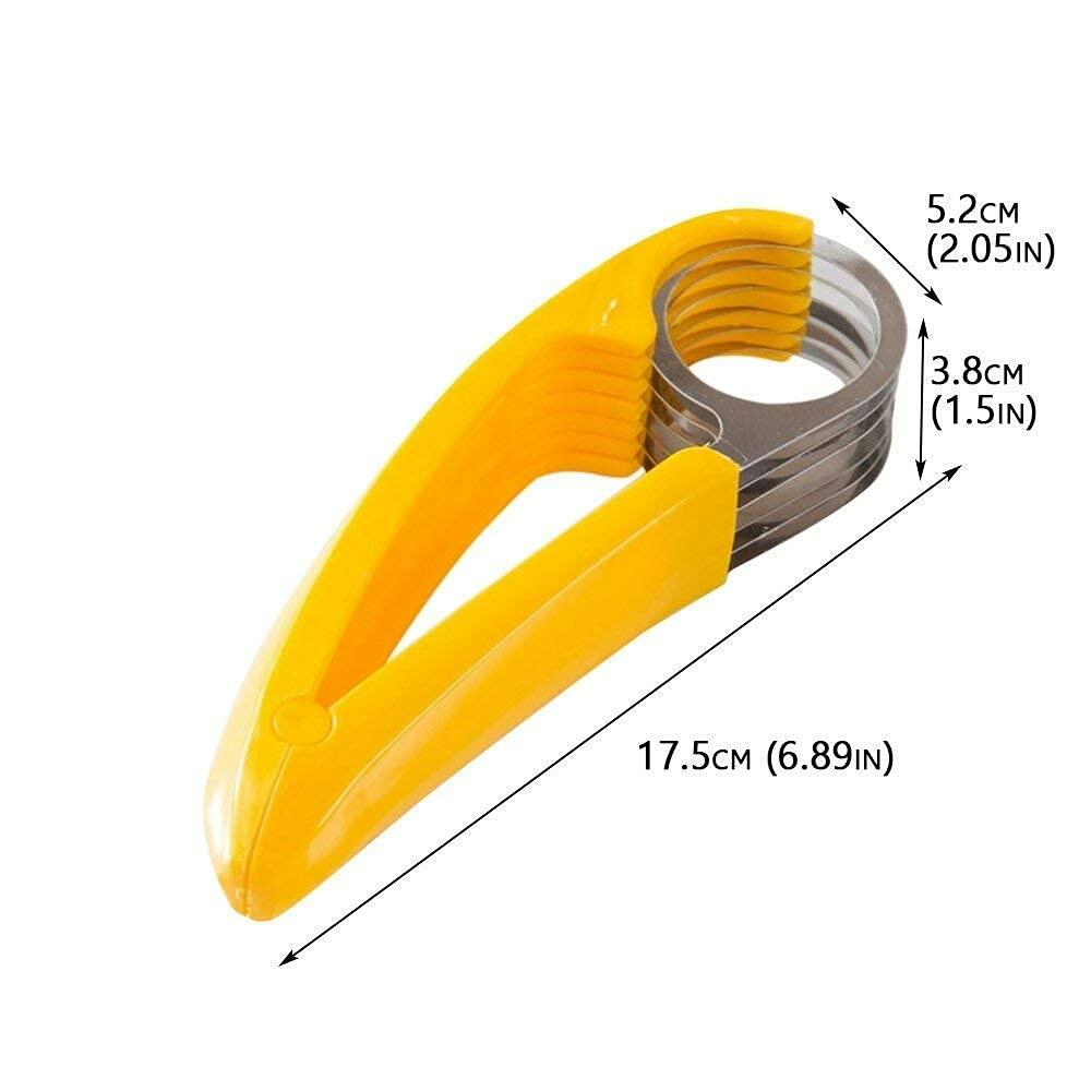 Cortador de plátanos Guyuyii, rápido y seguro, para rebanadas uniformes, utensilio de cocina