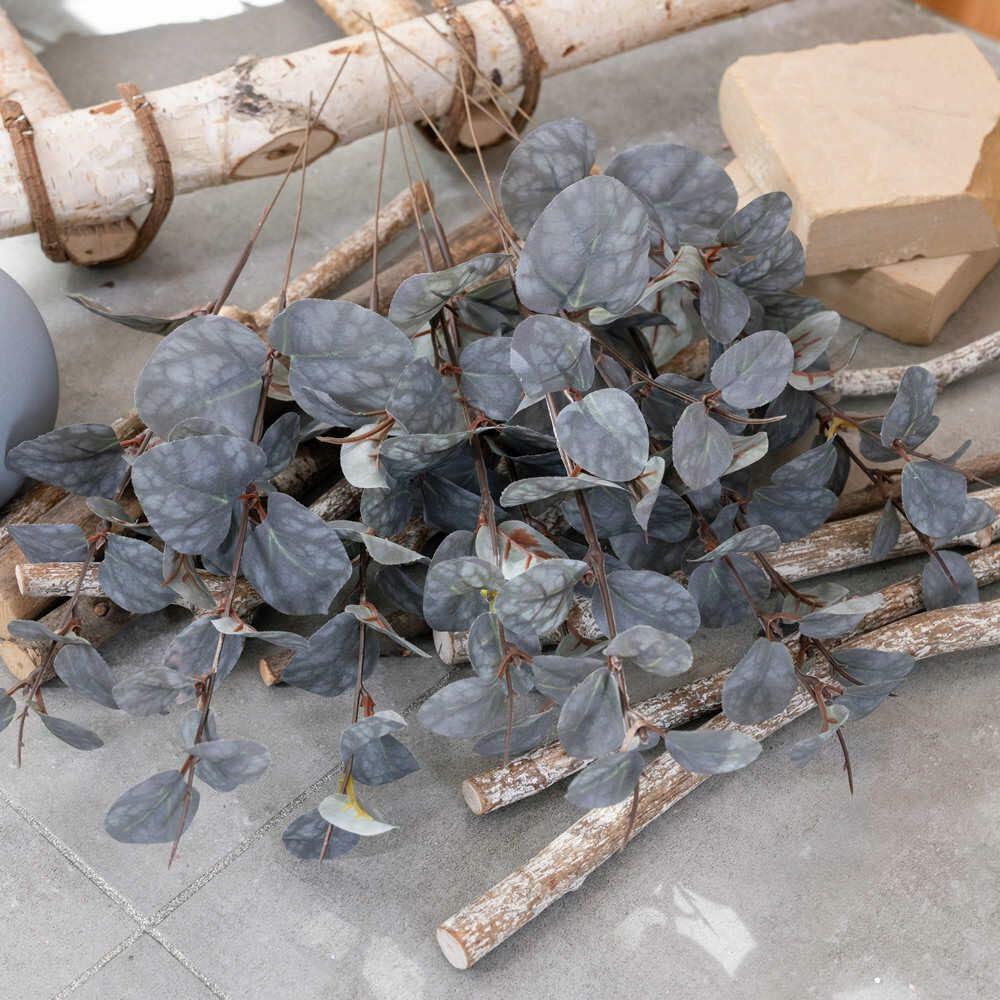 KIRIFLY 10 piezas de tallos de eucalipto artificiales para decoración de interiores, color verde