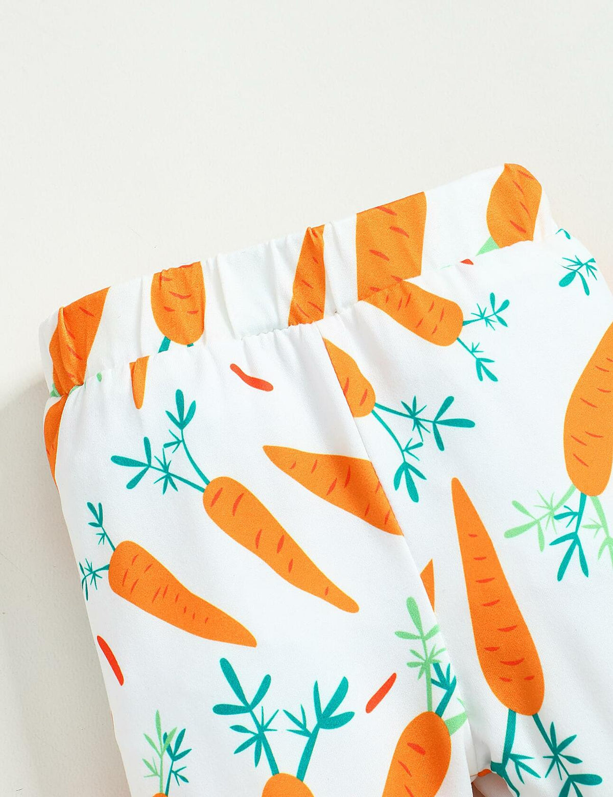Conjunto de Pascua para bebé niño FoWear, mameluco y pantalones con estampado de zanahorias, 4 piezas, talla 3-6 meses