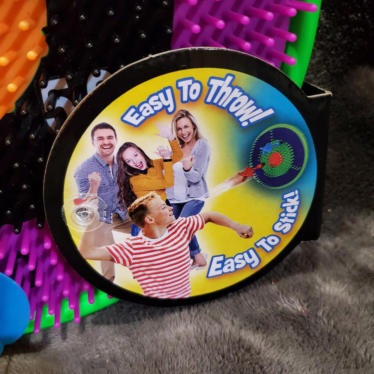 Diana de dardos Big Time Toys Super Dart, dardos de fácil lanzamiento y fácil adhesión, multicolor