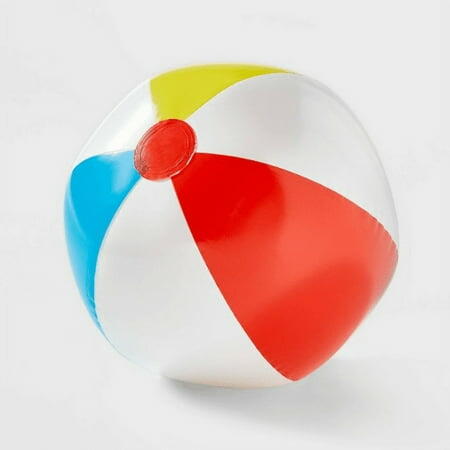 Pelota de playa clásica Sun Squad de 14" - Juguete para piscina para mayores de 2 años