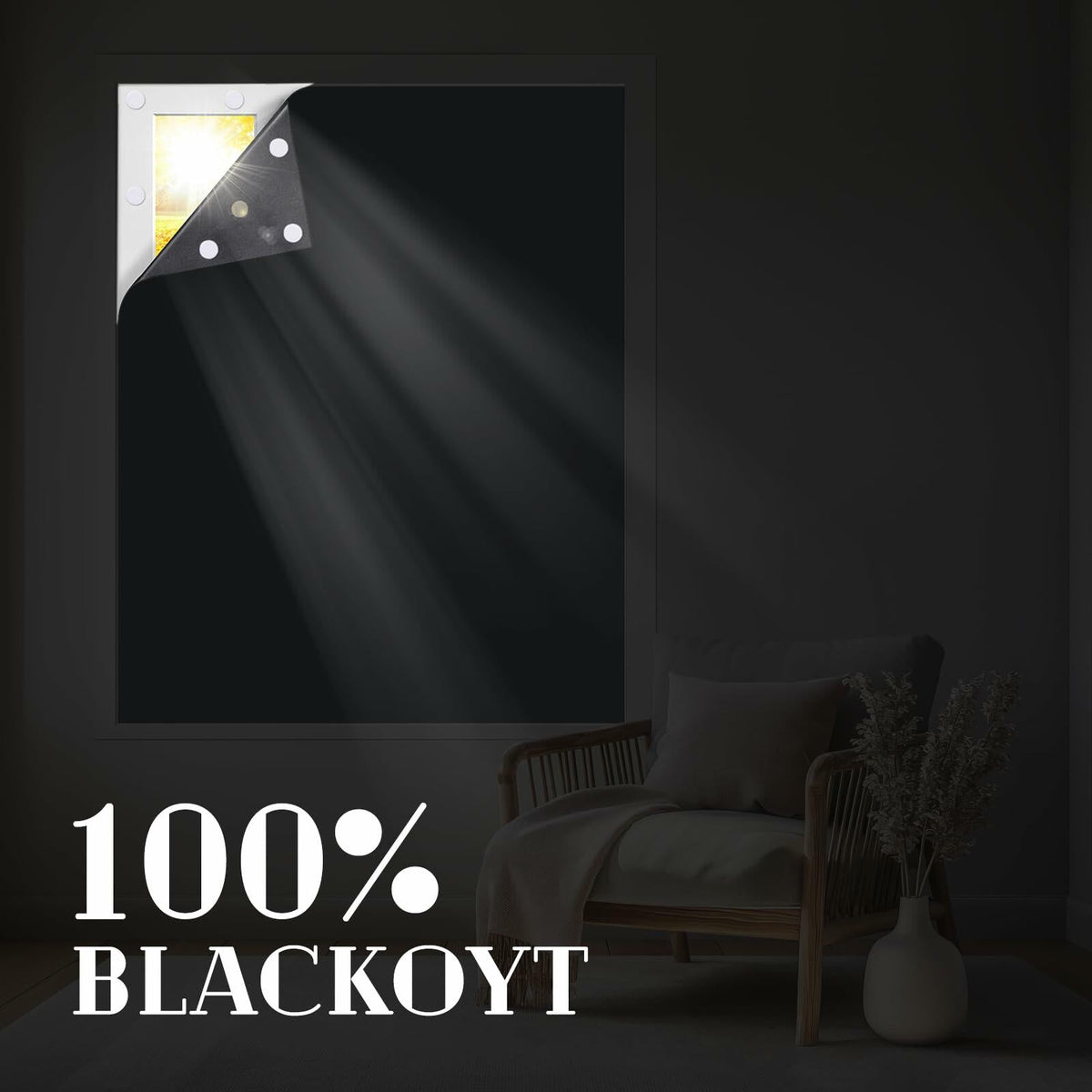 Cortina opaca Jilron beige 55x40 pulgadas, portátil, bloqueadora de luz, 1 unidad