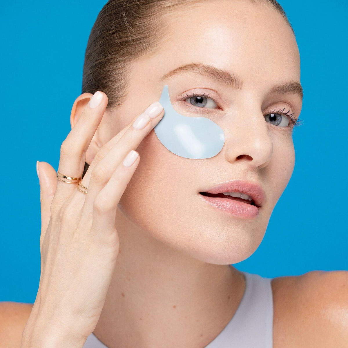 Set de 4 mascarillas hidratantes Freeman para rostro y contorno de ojos, hidrogel, vegano
