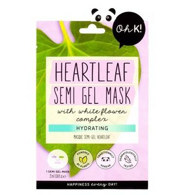 Oh K! Mascarilla en semi-gel de hoja de corazón 0.7 fl oz