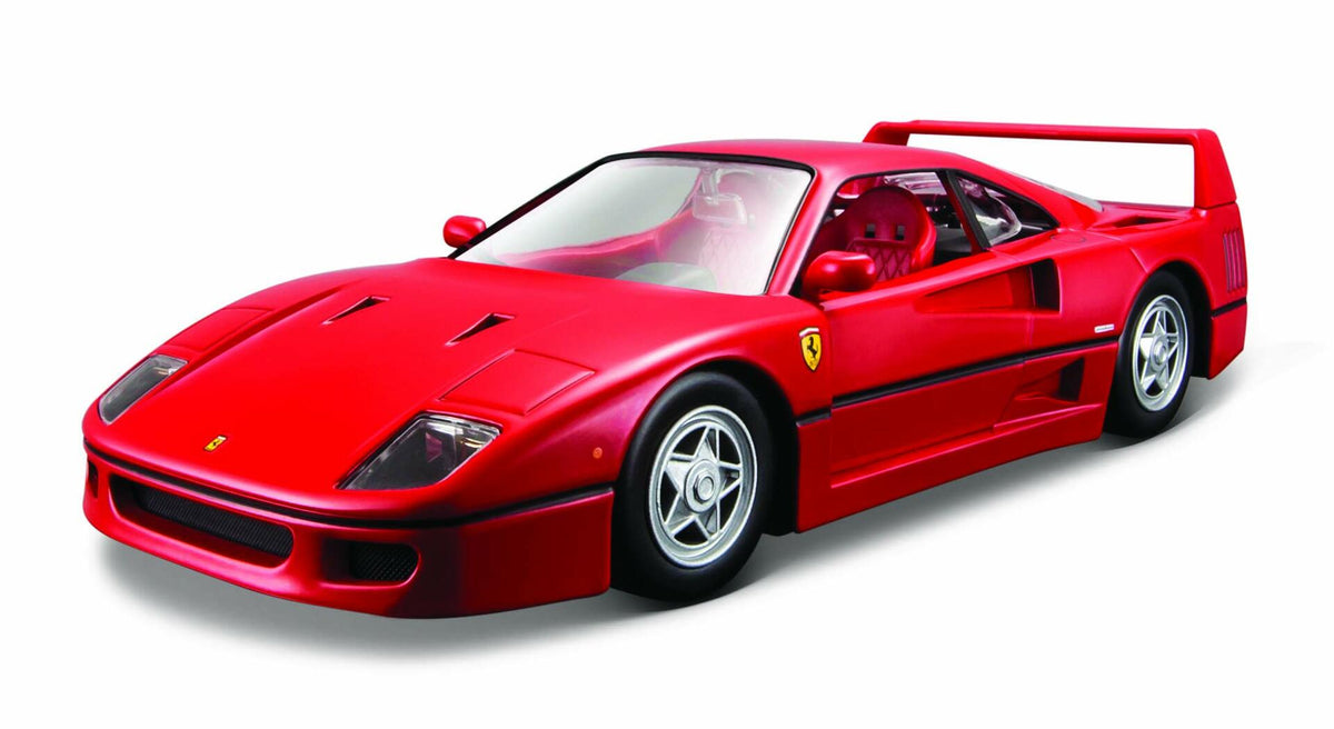 Modelo de coche a escala 1:24 Bburago Ferrari de la colección de coches, color rojo, fundido a presión