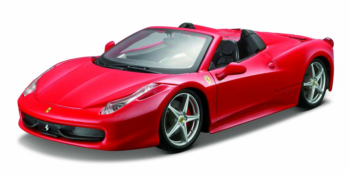Modelo de coche a escala 1:24 Bburago Ferrari de la colección de coches, color rojo, fundido a presión