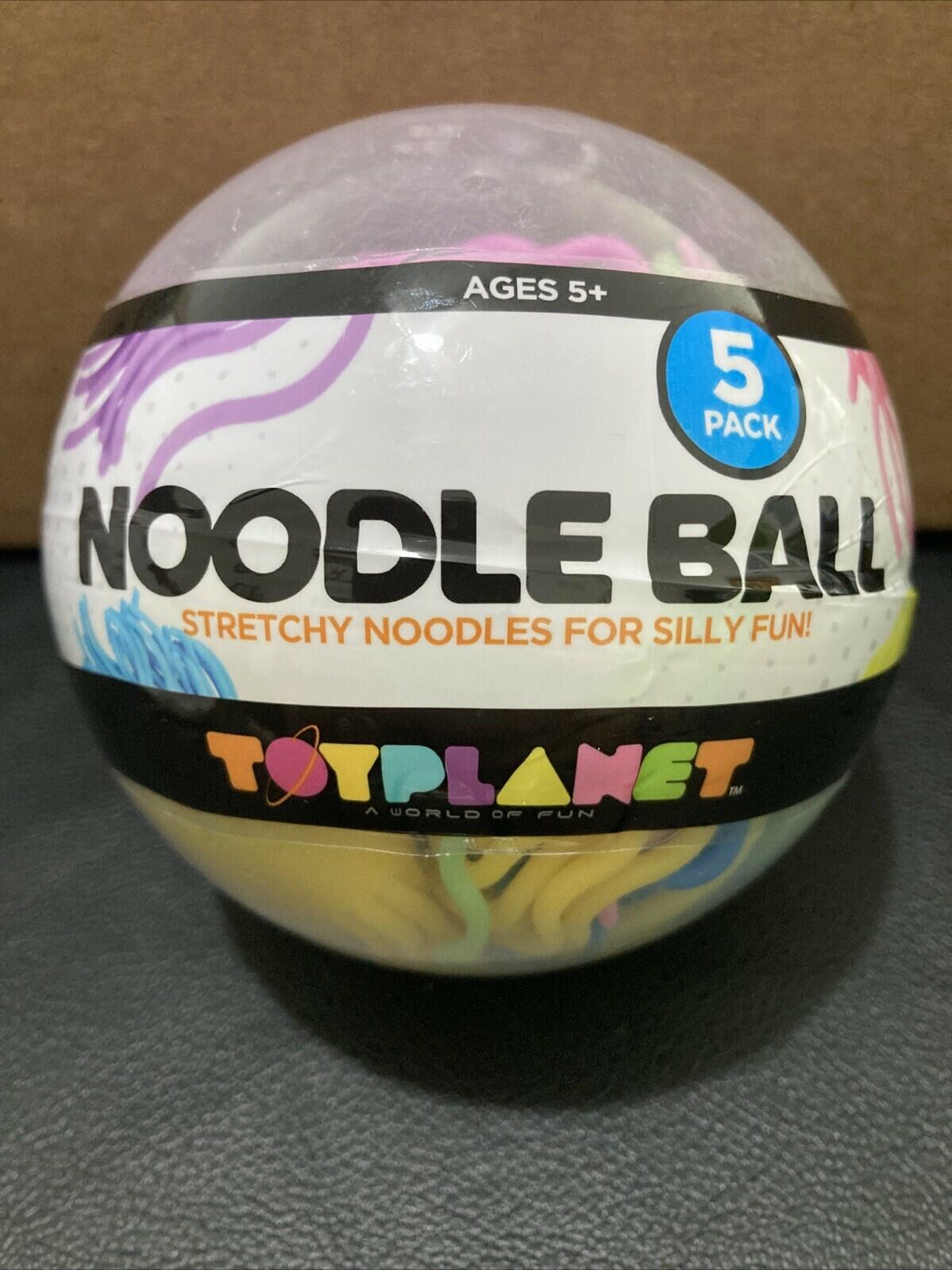 Pelota elástica de fideos Toyplanet de Big Times Toys, divertida y multicolor