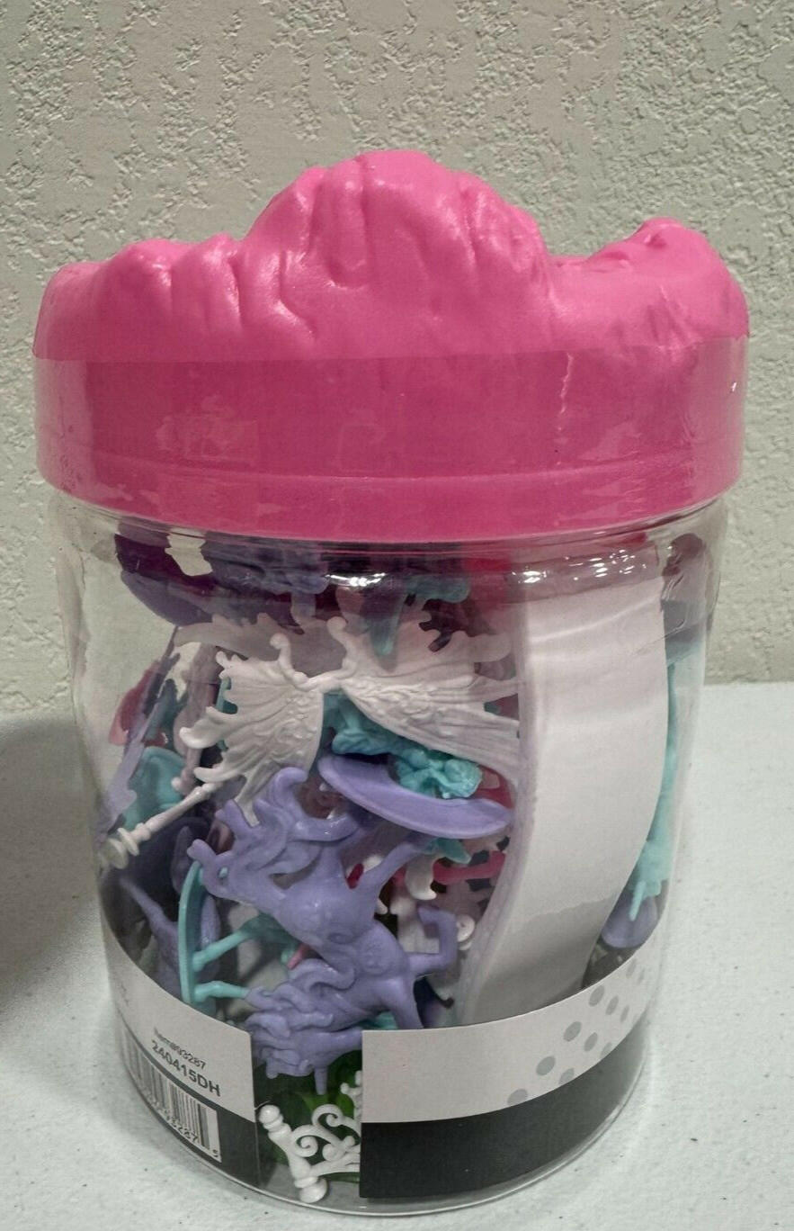 Cubo de juguete Fun Bucket Toy Planet, set de 40 figuras de unicornio