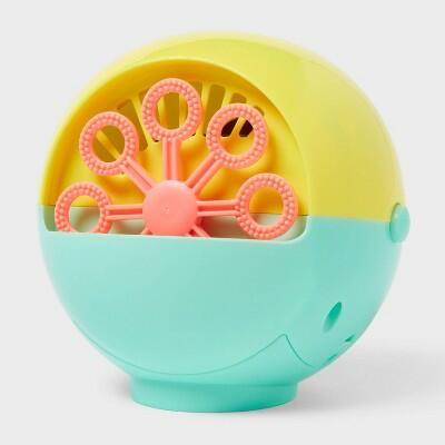 Mini máquina de burbujas Sun Squad, juguete divertido de burbujas para niños de 3 años en adelante