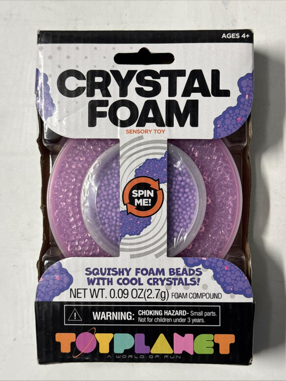 ToyPlanet Crystal Foam: espuma sensorial blandita con cuentas y cristales geniales