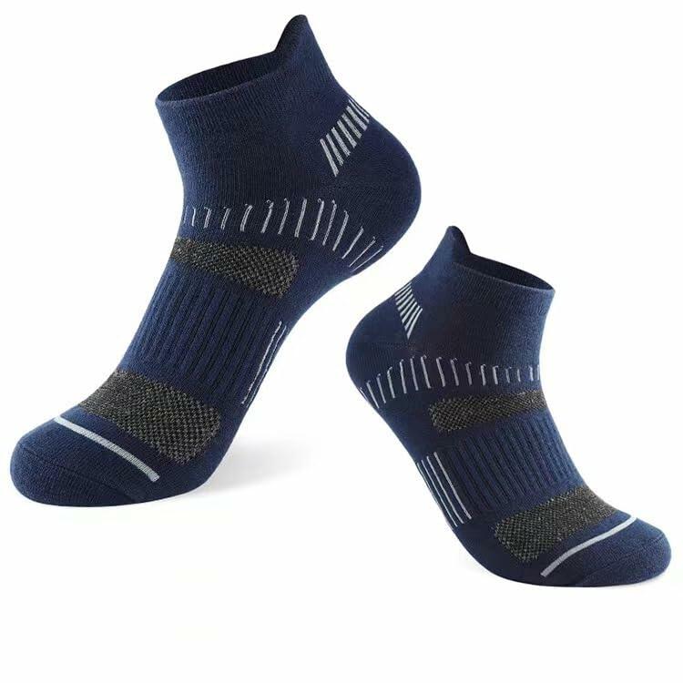 Calcetines deportivos de corte bajo para hombre NTCARE, 6 pares, acolchados con soporte para el arco