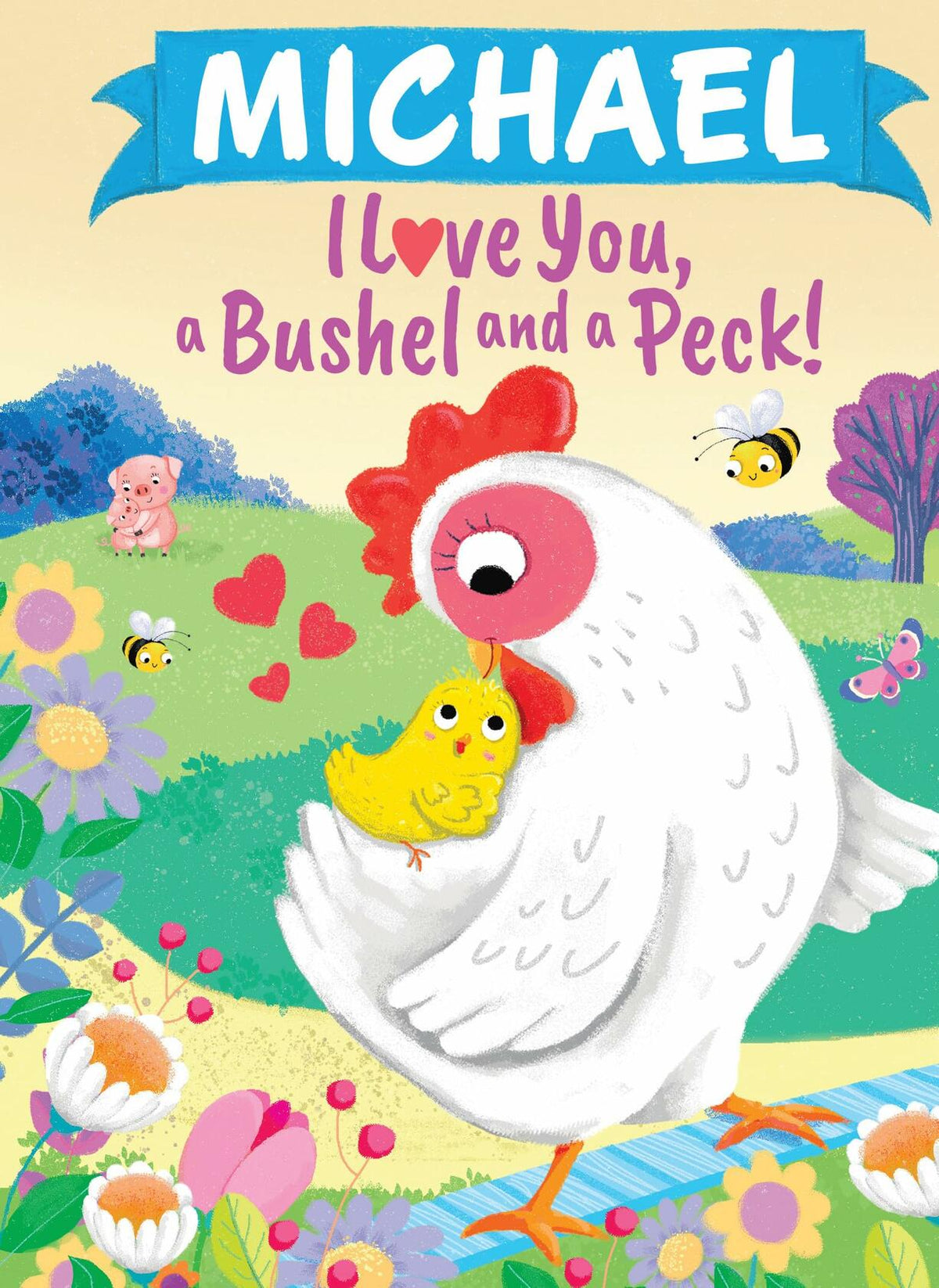 Libro personalizado para niños Michael: Te quiero un montón, de Martin