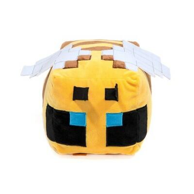 Peluche de abeja de Minecraft para niños, cojín suave de juguete