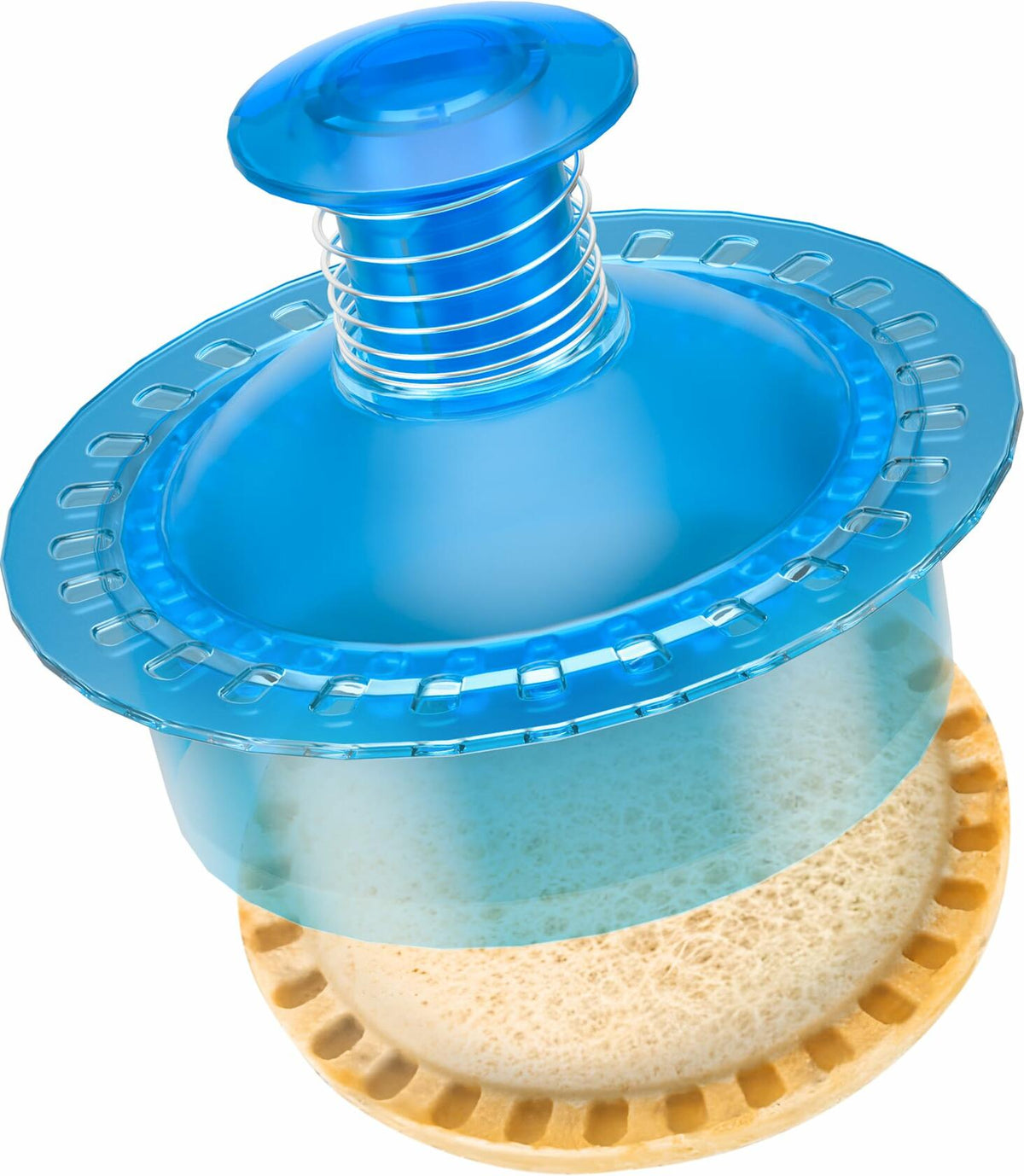 Cortador y sellador de sándwiches HiYZ, molde para sándwiches sin corteza, azul translúcido
