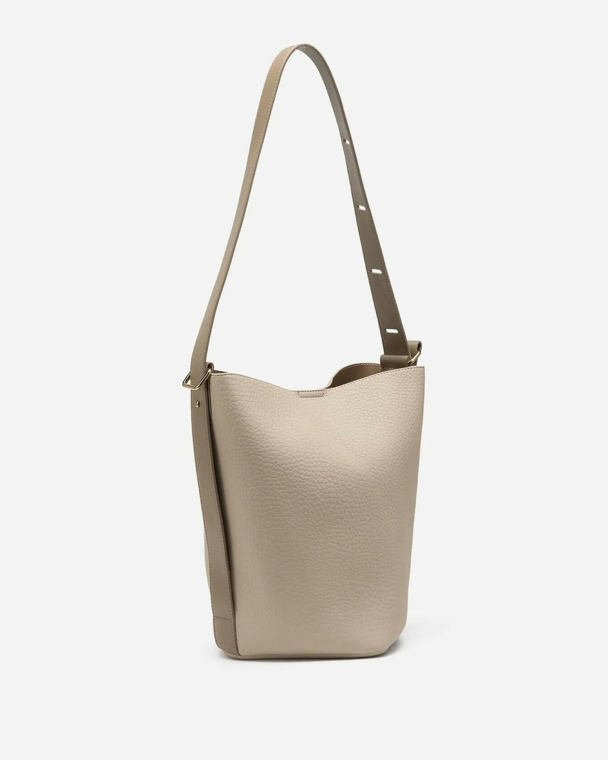 Bolso de mano elegante para mujer con asa superior y correa desmontable, color albaricoque