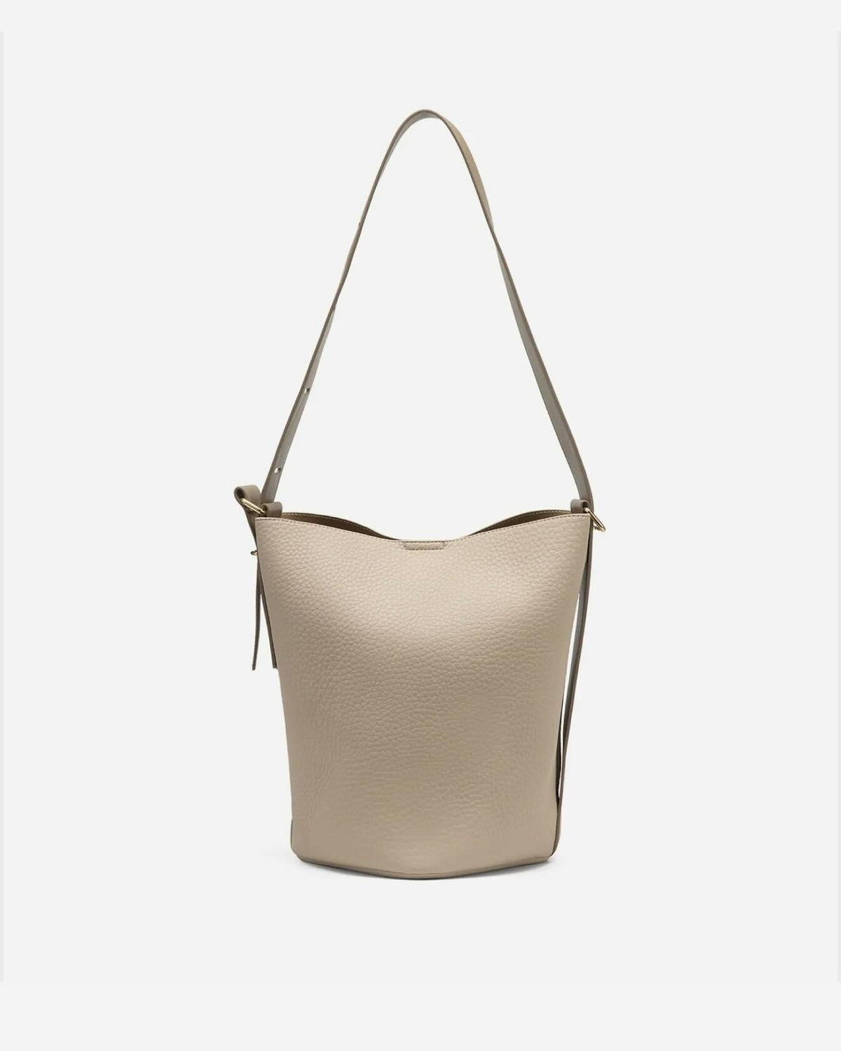 Bolso de mano elegante para mujer con asa superior y correa desmontable, color albaricoque