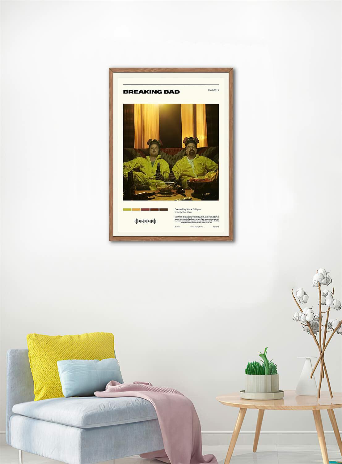 Póster de arte de pared en lienzo de Parque Jurásico Meitux, 12x18 pulgadas, Art Déco, sin marco