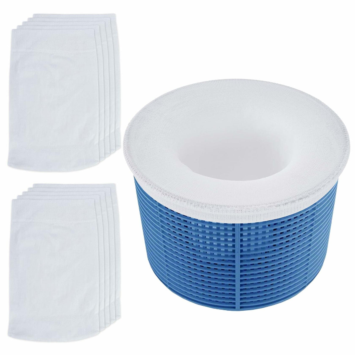 Hmxpls 10pcs Pool Skimmer Socks Filter Basket Debris Protector Saver