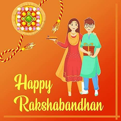Set de Rakhi OM para hermano y hermana, Raksha Bandhan, Kundan, rojo, 6 piezas