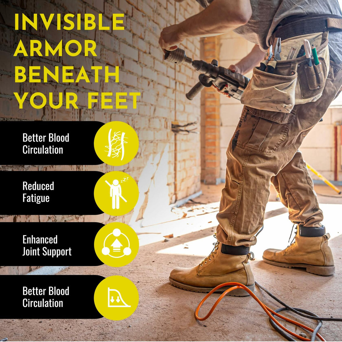 Plantillas para fascitis plantar PerseveranX NASA, absorción de impactos, XL M12.5-14.5 W13.5-15.5