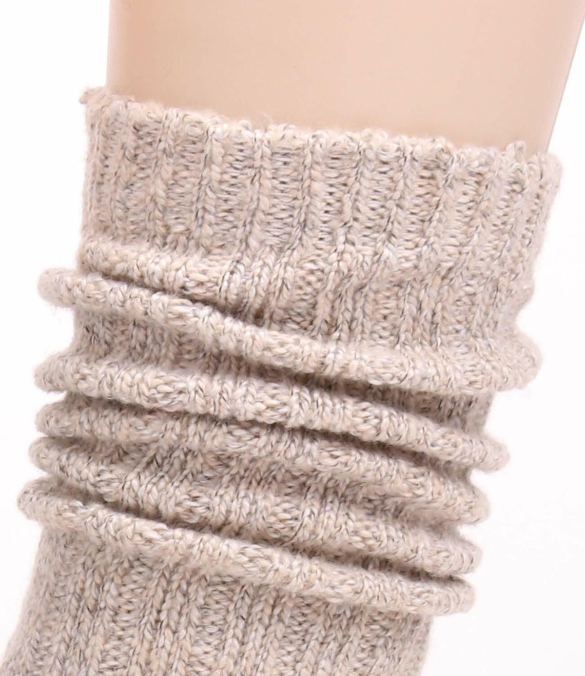 TINTAO Calcetines de lana de punto trenzado para mujer, hasta la rodilla, para invierno, 3 pares, talla 5-11 A06