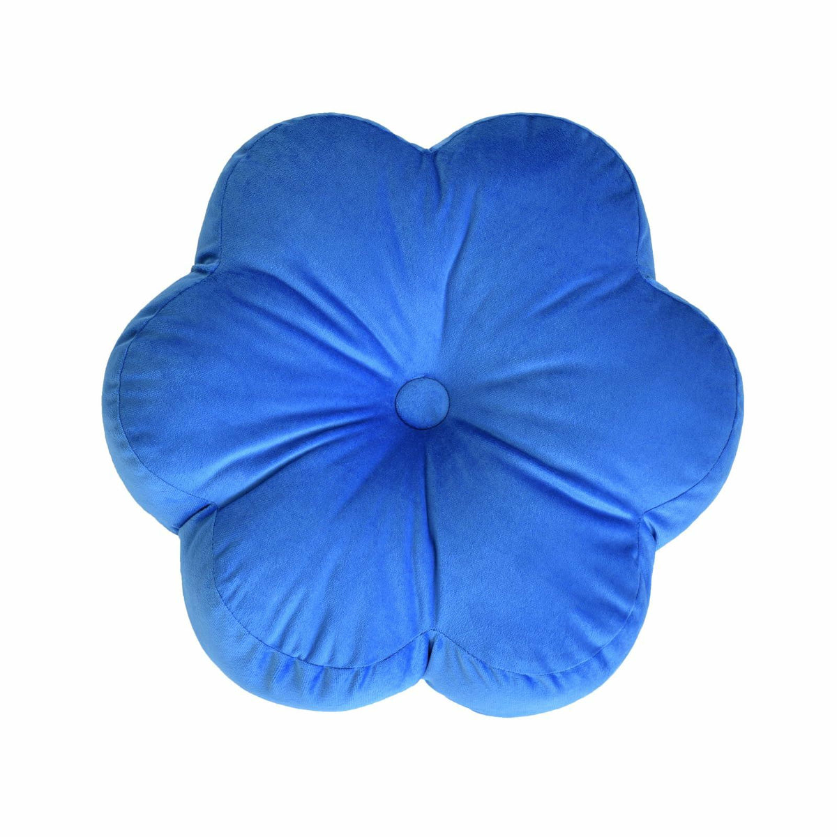 Xuyier Flower Shaped Velvet Throw Pillow 15in Black Floral Modern Decor