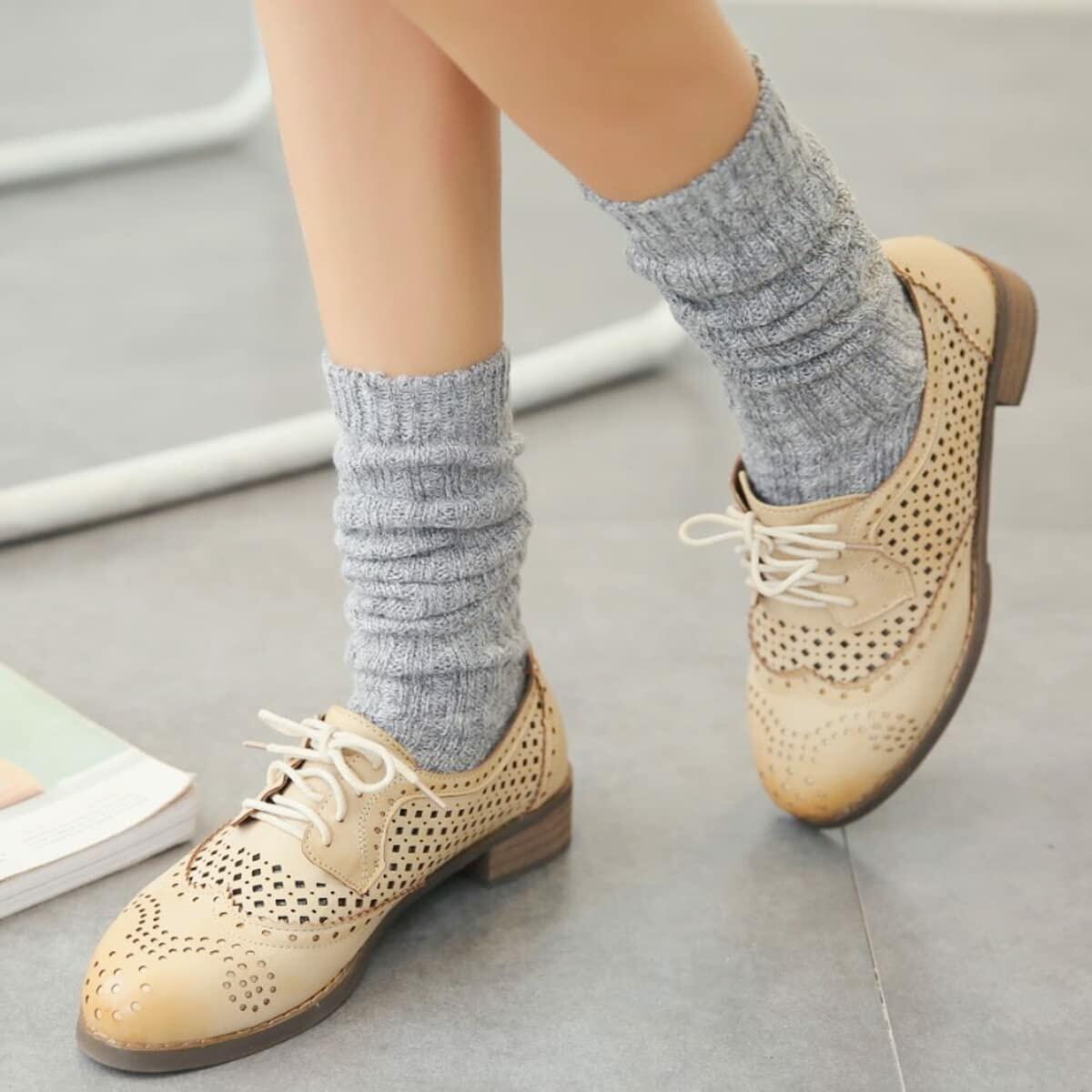 TINTAO Women’s Winter Cable Knit Knee High Boot Socks 3 Pairs Size 5-11 A25