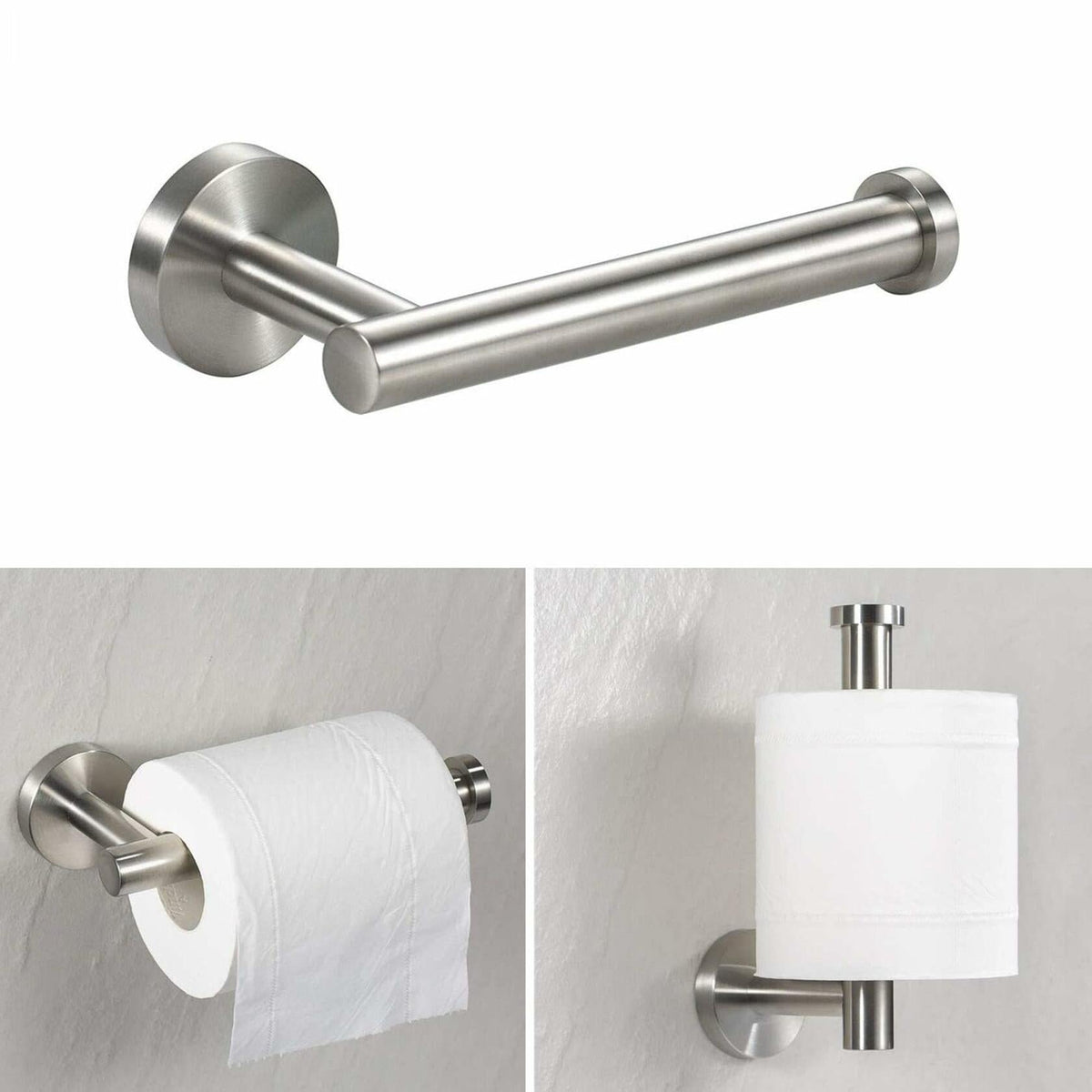 Voraus SUS304 Stainless Steel Toilet Paper Holder Wall Mount 2