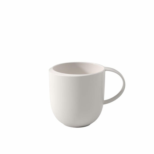 Villeroy & Boch NewMoon Mug Porcelain 10.5oz Creamy White Dishwasher Safe