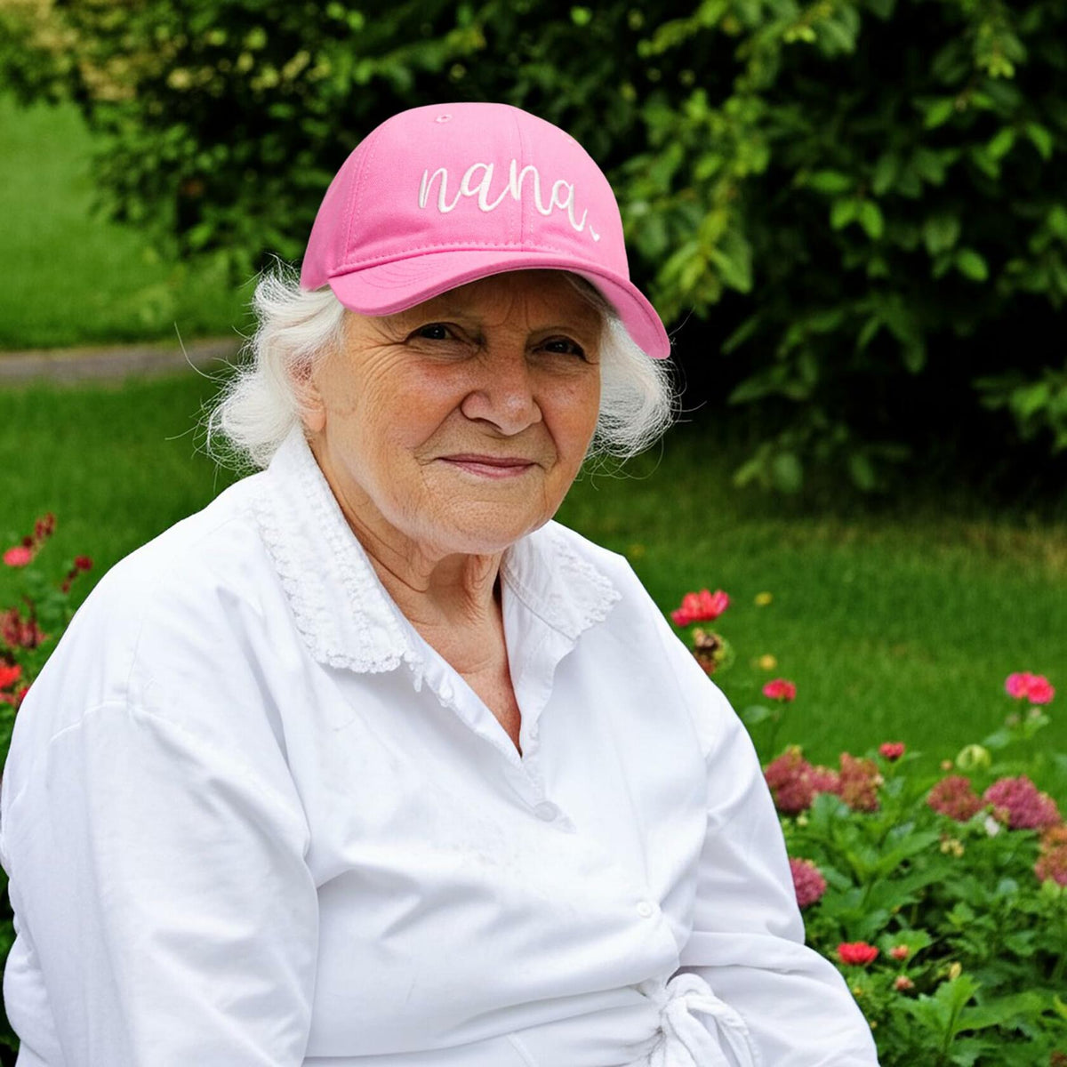 Gorra de béisbol KOLWOVEN Nana ajustable para mujer, rosa, talla única
