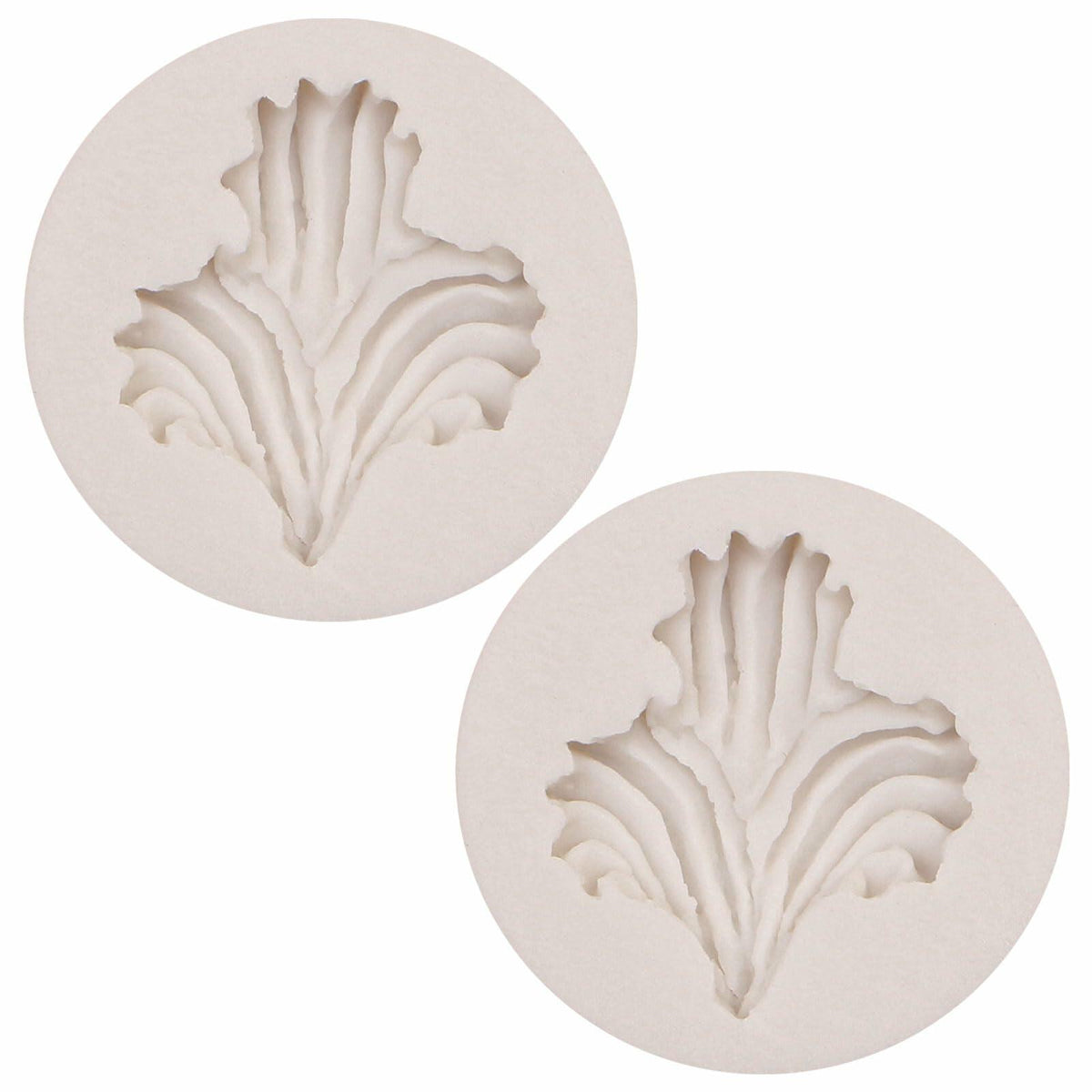 Heart Shaped Silicone Chocolate Mold Rose Flower Fondant Cake Decor 2pc