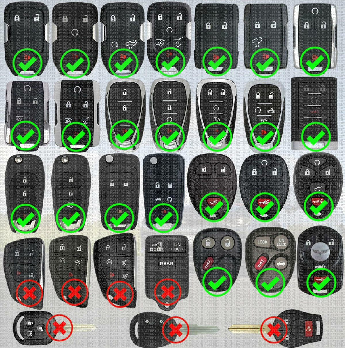 Chevy & GMC Key Fob Battery Replacement for Silverado, Equinox, Malibu, Tahoe