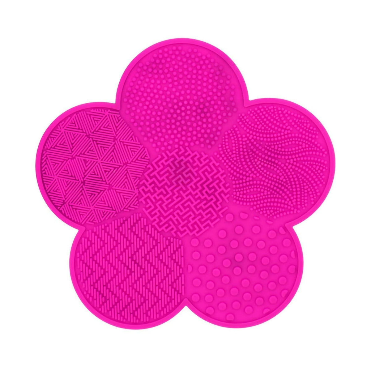 Almohadilla de limpieza para brochas de maquillaje OUYFBO, paquete de 2, tapete de silicona con ventosa