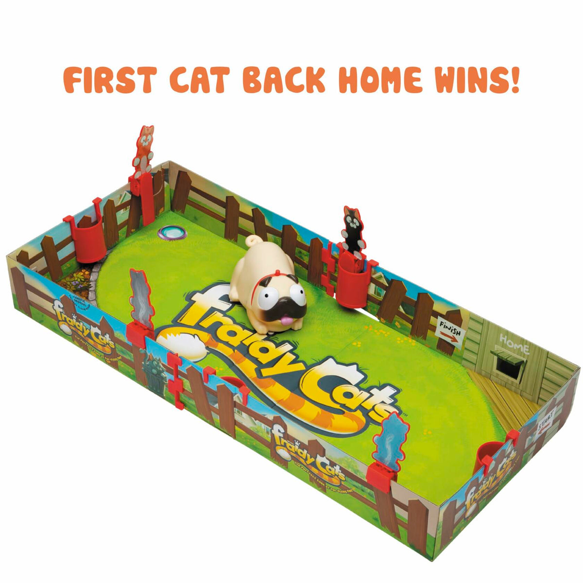 Juego de mesa interactivo para niños Fraidy Cats de PlayMonster, para mayores de 5 años, 2-4 jugadores