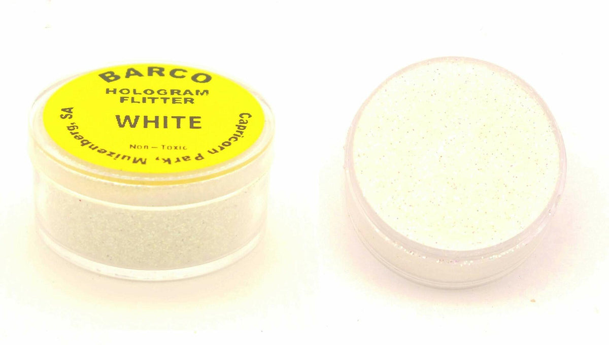 Envases de 5g con purpurina holográfica blanca Barco para pasteles, cupcakes y gofres