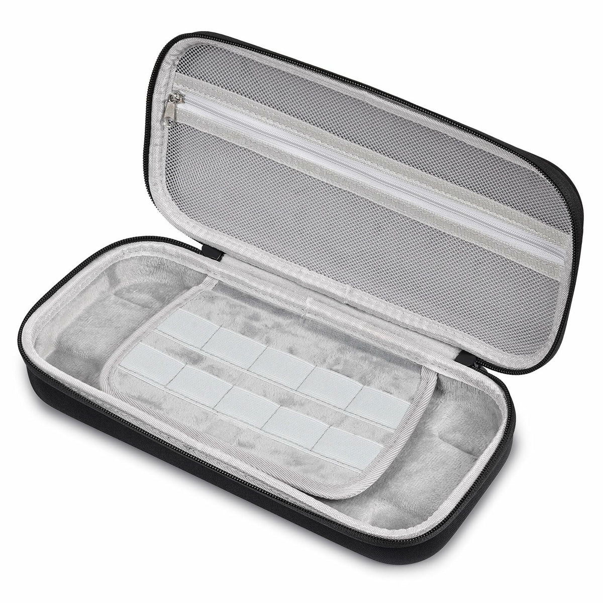 Estuche de transporte TIGOJH para Switch 2 con 10 ranuras para juegos y bolsillo para accesorios, negro
