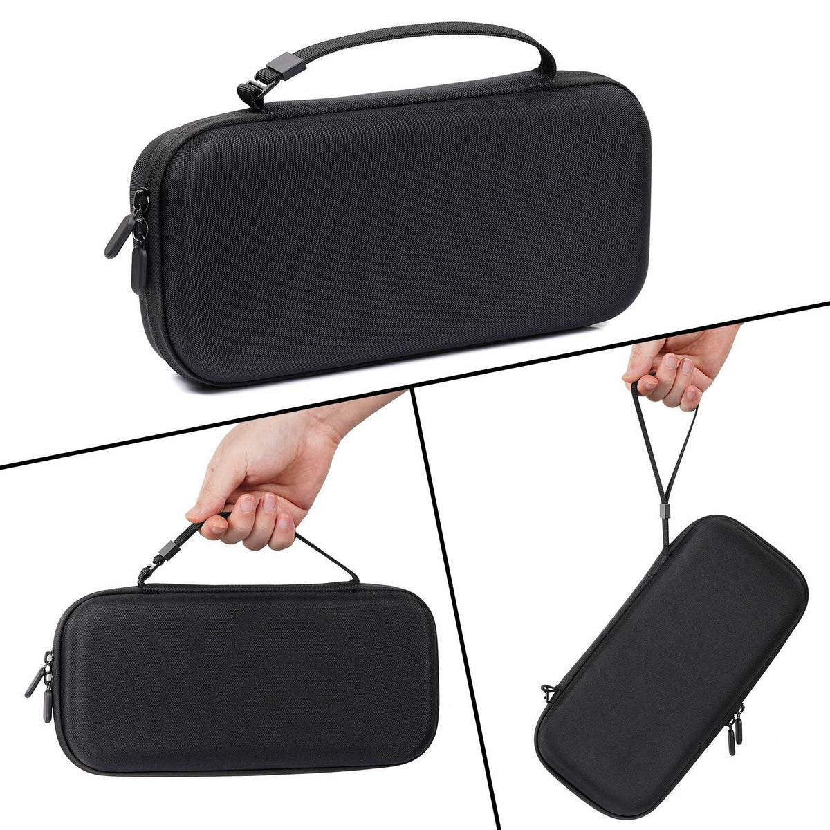 Estuche de transporte TIGOJH para Switch 2 con 10 ranuras para juegos y bolsillo para accesorios, negro