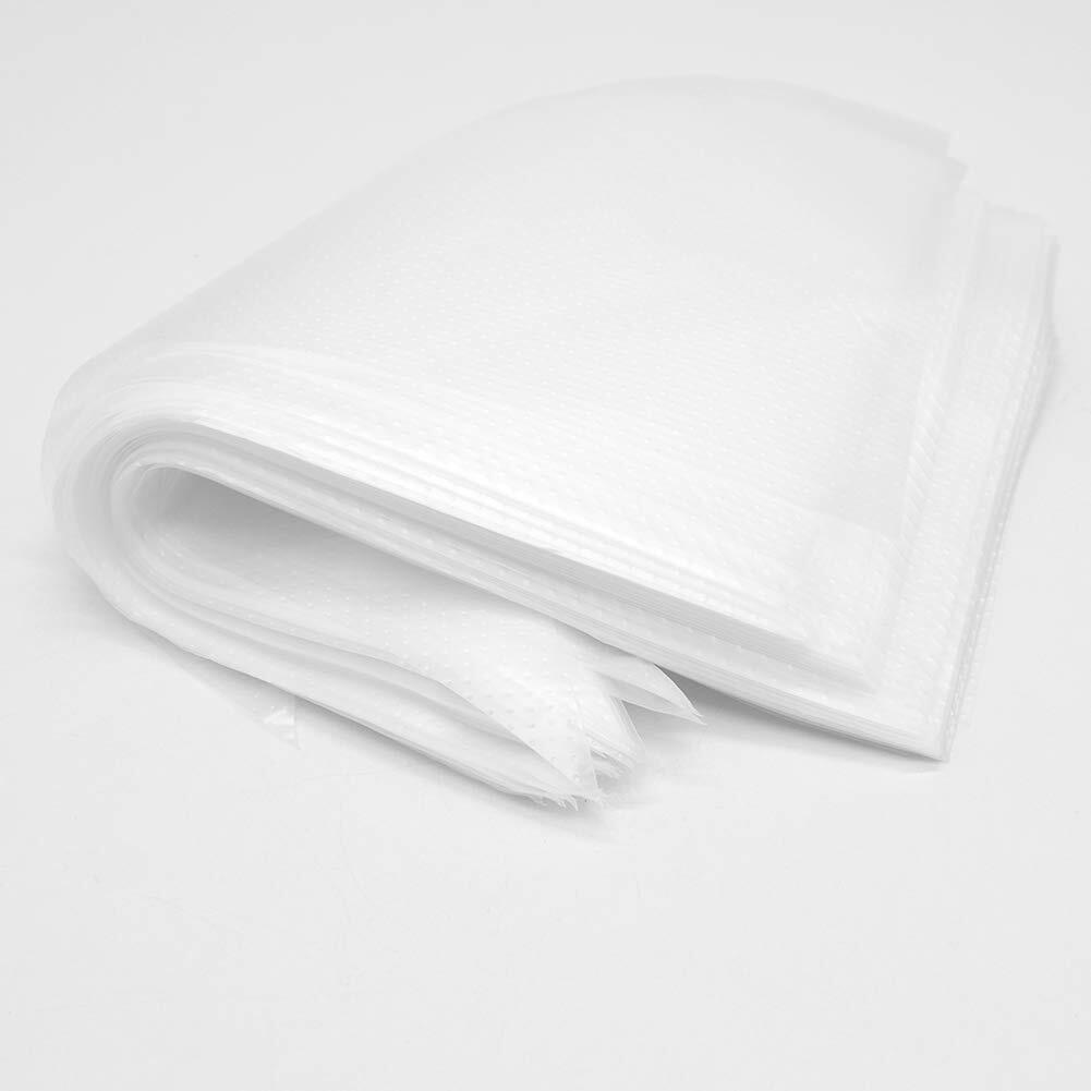 Mangas pasteleras desechables Tumtanm para decorar repostería, 100 unidades, transparentes