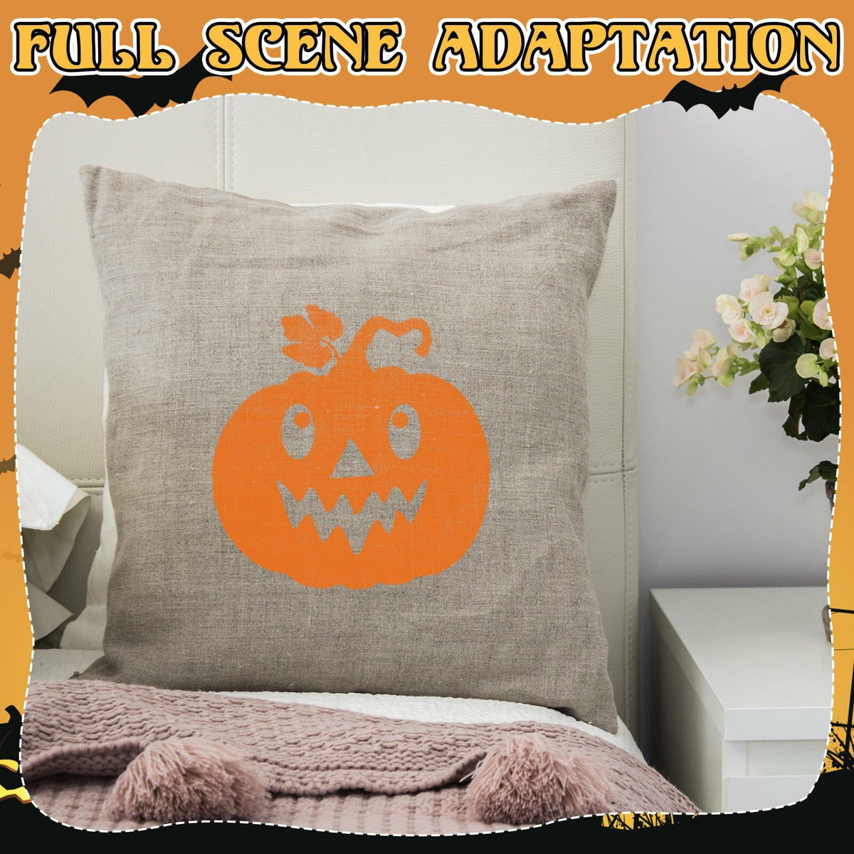 Plantillas de fantasmas grandes Weysat, 8 piezas, reutilizables para manualidades y arte de jardín para Halloween