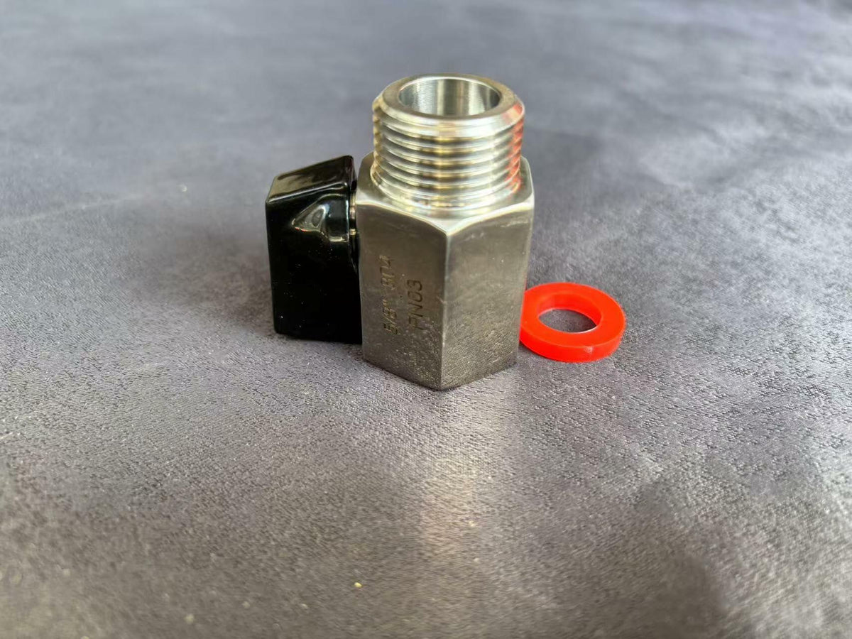 Semfeil Brew 304 Stainless G5/8 Sankey Beer Keg Coupler Valve Sliver