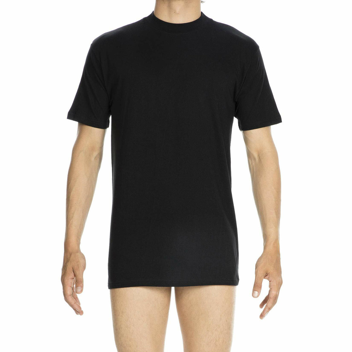 Camiseta de cuello redondo HOM Harro negra, talla XL