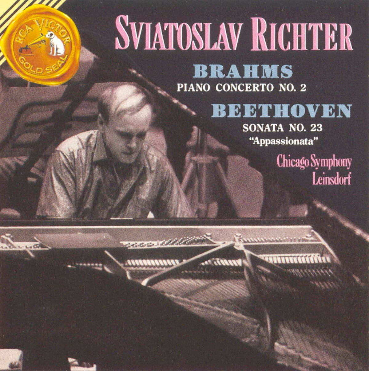 Concierto para piano n.º 2 de Brahms, Sonata para piano n.º 23 de Beethoven, CD de música clásica